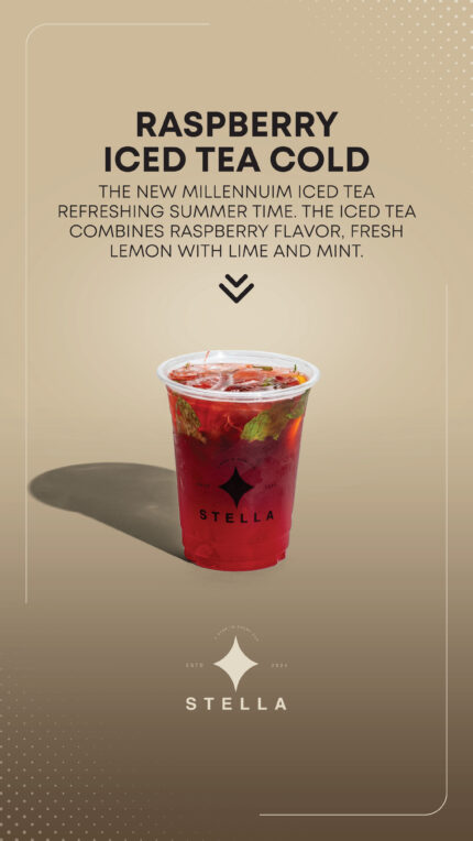 Raspberry Iced Tea Cold