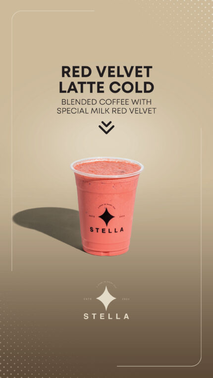 Red Velvet Latte Cold