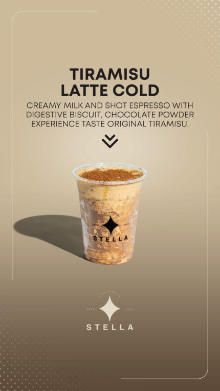 Tiramisu Latte Cold