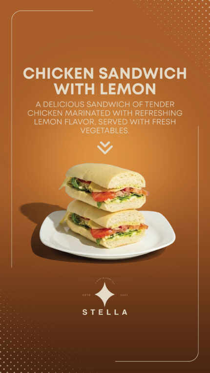 Chicken Sandwich with Lemon